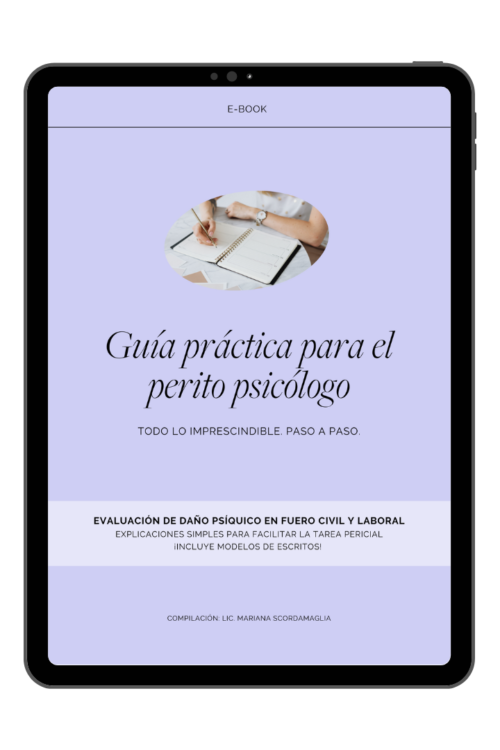 Ebook: Guia práctica para el perito psicólogo