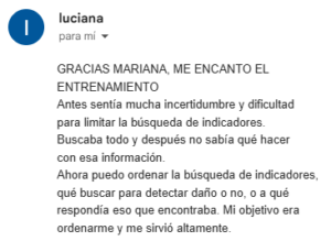 testimonio proyectvo